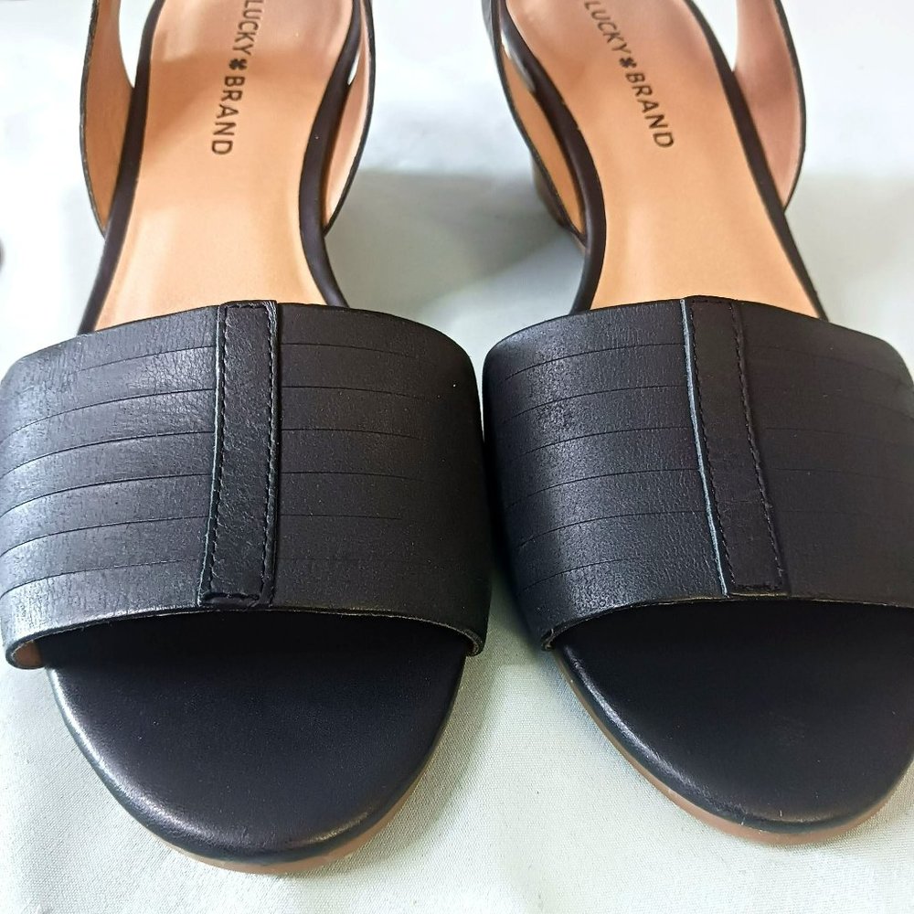 Lucky Brand Wedge Sandals - Picture 7 of 12